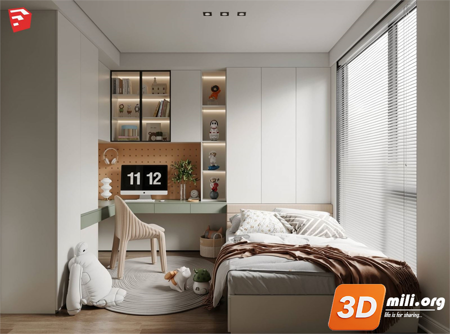 Children Room Scenes Skp FIles 
